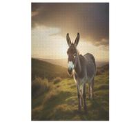 1000 Pieces Jigsaw Puzzles for Adults Donkey Puzzle Teenagers Game Stress Reliever Difficult Challenge 78×53cm