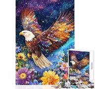 1000 Pieces Jigsaw Puzzles for Adults Eagle in Bloom- Hands-on Game Enhance Memory Anti-Stress Toys Artists Collection, Fine Art (50X75cm)