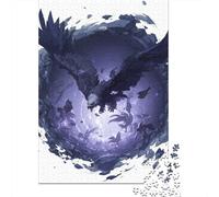1000 Pieces Jigsaw Puzzles for Adults Eagle Spirit Artwork Jigsaws for Adults Anti-Stress Toys Hand Speed Race Parent-child Interaction 70x50cm/1000pcs