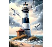 1000 Pieces Jigsaw Puzzles For Adults Educational Game Challenge Toy Gifts 1000 piece puzzles for adults Family Activity Game Puzzle Lighthouse Seagull Scenery