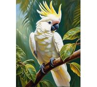1000 Pieces Jigsaw Puzzles For Adults Educational Game Challenge Toy Gifts 1000 piece puzzles for adults Family Activity Game Puzzle White Jungle Parrot
