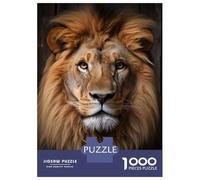 1000 Pieces Jigsaw Puzzles for Adults Elegant Lion Portrait Jigsaws for Adults Brain Teaser Game Stress Reliever Birthday And Unique Gifts 70x50cm/1000pcs