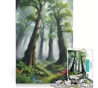 1000 Pieces Jigsaw Puzzles for Adults Enchanted Forest Path, Educational Toy, Train Your Brain And Hands, Christmas Birthday Gifts 38x52cm