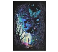 1000 Pieces Jigsaw Puzzles for Adults Enchanted-woods Puzzle Teenagers Game Stress Reliever Difficult Challenge （78×53cm）