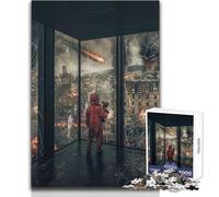 1000 Pieces Jigsaw Puzzles for Adults End of The World Pattern Assembly Educational Game Great Gift for Games (size 38x26cm)