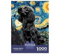 1000 Pieces Jigsaw Puzzles for Adults English Cocker Spaniel Jigsaw Puzzle Family Game Wall Art Unique Gifts for Birthday And Christmas 70x50cm/1000pcs