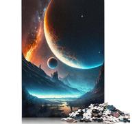 1000 Pieces Jigsaw Puzzles for Adults Eternity Planet Square Jigsaw Puzzles, for Adults And Teenager, Paper Puzzles Home Art Decor 1000pcs (75x50cm)