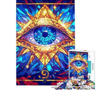 1000 Pieces Jigsaw Puzzles for Adults Eye of The Illuminati Puzzles for Adults Relaxing Games Birthday Present Difficult And Challenge (size 50x75cm)