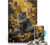 1000 Pieces Jigsaw Puzzles for Adults Feline Dreams Anspruchsvolles Spiel und Familienspaß Für Paare geeignet75x50cm