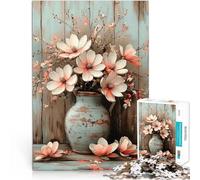 1000 Pieces Jigsaw Puzzles for Adults Floral Still Life Staycation: Zeit totschlagen Geburtstagsgeschenk, Geschenke, Wandkunst75x50cm