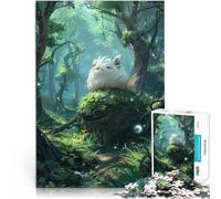 1000 Pieces Jigsaw Puzzles for Adults Fluffy Forest Guardian Hands-on-Spiel denn eignet sich ideal als Geschenk für die ganze Familie52x38cm