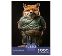 1000 Pieces Jigsaw Puzzles for Adults Fox Fat Adult Jigsaw Puzzle Toy Wall Decor Analysis And Logic for Is Ideal As A Gift 70x50cm/1000pcs