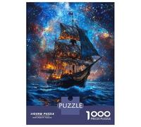 1000 Pieces Jigsaw Puzzles for Adults Galactic Sail Voyage -7 Jigsaw Puzzle Family Game Wall Art Unique Gifts for Birthday And Christmas 38x26cm/1000pcs