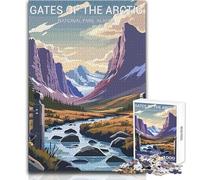 1000 Pieces Jigsaw Puzzles for Adults Gates of The Arctic Toy Intellectual Game Birthday Present Gift For Birthdays Size 50x75cm
