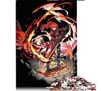 1000 Pieces Jigsaw Puzzles for Adults Genshin Impact Diluc Puzzles for Adults & Kids Cardboard puzzles Educational Toys （Size 26x38cm）