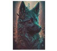 1000 Pieces Jigsaw Puzzles for Adults German Shepherd Puzzle Teenagers Puzzles Game Stress Reliever Difficult Challenge Puzzle for Adults (78×53cm)
