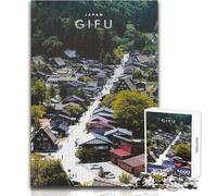 1000 Pieces Jigsaw Puzzles for Adults Gifu Japan Toy Intellectual Game Birthday Present Gift For Birthdays Size 50x75cm