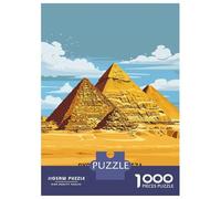 1000 Pieces Jigsaw Puzzles for Adults Giza Ancient Wonders Adult Puzzles Relaxing Games Difficult Hard Unique Gifts for Birthday And Christmas 52x38cm/1000pcs