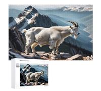 1000 Pieces Jigsaw Puzzles for Adults Goat Puzzle Teenagers Game Stress Reliever Difficult Challenge （75×50cm）