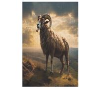 1000 Pieces Jigsaw Puzzles for Adults Goat Puzzle Teenagers Game Stress Reliever Difficult Challenge （78×53cm）