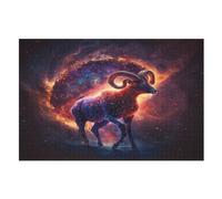 1000 Pieces Jigsaw Puzzles for Adults Goat Puzzle Teenagers Game Stress Reliever Difficult Challenge （75×50cm）