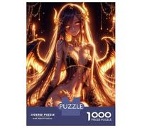 1000 Pieces Jigsaw Puzzles for Adults Golden Anime Angel Jigsaws for Adults Brain Teaser Game Stress Reliever Birthday And Unique Gifts 38x26cm/1000pcs
