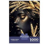 1000 Pieces Jigsaw Puzzles for Adults Golden Wheat Fantasy Art Print Jigsaw for Adults Relax Games Perfect Decoration Unique Gifts for Birthday And Christmas 52x38cm/1000pcs