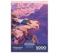 1000 Pieces Jigsaw Puzzles for Adults Grand Canyon Camp Jigsaw Puzzle Family Game Wall Art Unique Gifts for Birthday And Christmas 52x38cm/1000pcs