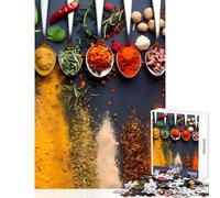 1000 Pieces Jigsaw Puzzles for Adults Herbs And Spices Family Games Stress Reliever Toy Wall Decor Artists Collection, Fine Art (38x52cm)