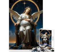 1000 Pieces Jigsaw Puzzles for Adults Holy Virgin Toy Wall Decor Gift Birthday Relaxing Games Parent-child Interaction Size 38x52cm