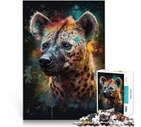 1000 Pieces Jigsaw Puzzles for Adults Hyena painting Lernspiele DIY Spielzeug Künstlersammlung, Bildende Kunst38x52cm