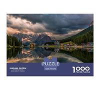 1000 Pieces Jigsaw Puzzles for Adults Italian Beauty Square Jigsaw Puzzles, for Adults And Teenager, Wooden Puzzles Home Art Decor 1000pcs (75x50cm)