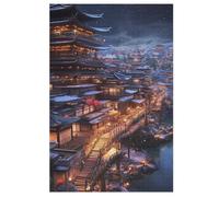 1000 Pieces Jigsaw Puzzles for Adults Japan Style Puzzle Teenagers Puzzles Game Stress Reliever Difficult Challenge Puzzle for Adults (78×53cm)