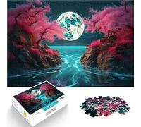 1000 Pieces Jigsaw Puzzles for Adults Japanese Moonlight in Asia learning educational toys Great gifts and toys 50x70cm