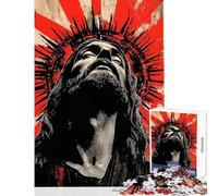 1000 Pieces Jigsaw Puzzles for Adults Jesus Christ Artwork Hands-on Game Enhance Memory Anti-Stress Toys Artists Collection, Fine Art (38X26cm)