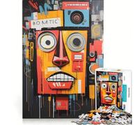 1000 Pieces Jigsaw Puzzles for Adults Kaleidoscope Chronicles Abstract Faces Relax Games Precision Cutting Suitable for Desktop Decoration 38x26cm