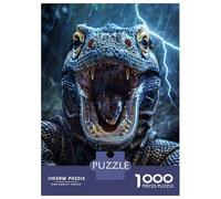 1000 Pieces Jigsaw Puzzles for Adults Komodo Dragon Lightning Adult Jigsaw Puzzle Toy Wall Decor Analysis And Logic for Is Ideal As A Gift 38x26cm/1000pcs