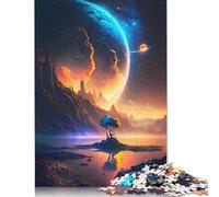 1000 Pieces Jigsaw Puzzles for Adults Lake Of Stellar Landscape Square Jigsaw Puzzles, for Adults And Teenager, Wooden Puzzles Home Art Decor 1000pcs (75x50cm)