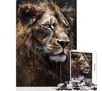 1000 Pieces Jigsaw Puzzles for Adults Lion Visionary Enjoy Peaceful Family Home Time Heartfelt Idea (38x26cm)