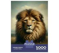 1000 Pieces Jigsaw Puzzles for Adults Lion Wall Art Print-7 Adult Jigsaw Puzzle Toy Wall Decor Analysis And Logic for Is Ideal As A Gift 38x26cm/1000pcs