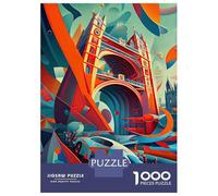 1000 Pieces Jigsaw Puzzles for Adults London Tower Bridge 3 Teenager Puzzles DIY Toys Improve Memory Birthday And Unique Gifts 70x50cm/1000pcs