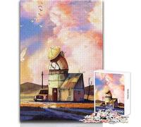 1000 Pieces Jigsaw Puzzles for Adults Lonely Houses Cozy And Calming Leisure Fun Seamless Fit High Precision Toy Size 38x26cm