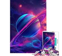 1000 Pieces Jigsaw Puzzles for Adults Lumino Saturn Help The Brain Exercise Stress Reliever Family Game for Age 14+ Game (38X52cm)