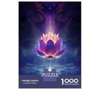 1000 Pieces Jigsaw Puzzles for Adults Magica Lotus Flower Adult Jigsaw Brain Teaser Game Birthday Present Birthday And Unique Gifts 52x38cm/1000pcs