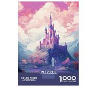 1000 Pieces Jigsaw Puzzles for Adults Magical Castle Pixel Art Jigsaws for Adults Family Games Birthday Present Unique Gifts for Birthday And Christmas 70x50cm/1000pcs
