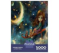 1000 Pieces Jigsaw Puzzles for Adults Magical Night Sky Adventure Jigsaw for Adults Relax Games Perfect Decoration Unique Gifts for Birthday And Christmas 52x38cm/1000pcs