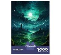1000 Pieces Jigsaw Puzzles for Adults Magical Night Sky Adventure Jigsaws for Adults Anti-Stress Toys Hand Speed Race Parent-child Interaction 38x26cm/1000pcs