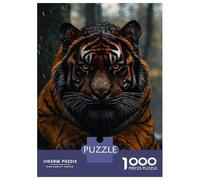1000 Pieces Jigsaw Puzzles for Adults Majestic Tiger Portrait in The Rain Jigsaws for Adults Brain Teaser Game Stress Reliever Birthday And Unique Gifts 70x50cm/1000pcs