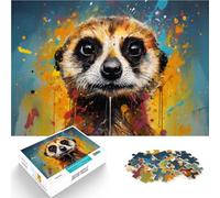 1000 Pieces Jigsaw Puzzles for Adults Meerkat colorful Learning Educational Toy 26x38cm Enhance love between couples for ages 14+