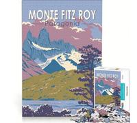 1000 Pieces Jigsaw Puzzles for Adults Monte Fitz Roy, Hands-on Game, Train Your Brain And Hands, Every Piece Is Unique 38x26cm